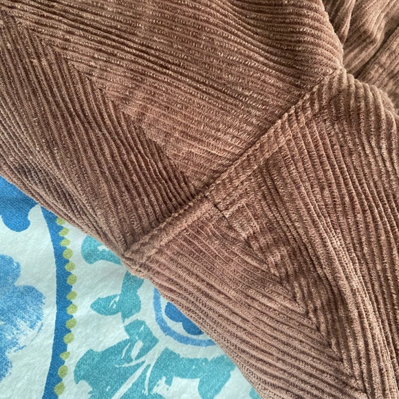 Lucy & Yak Ziggy Flared Leg Corduroy Trousers, Brown , Flower Power,size 16-18 - Picture 9 of 12